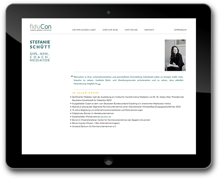fiduCon | Unternehmensberatung für Familienunternehmen - CMS WordPress